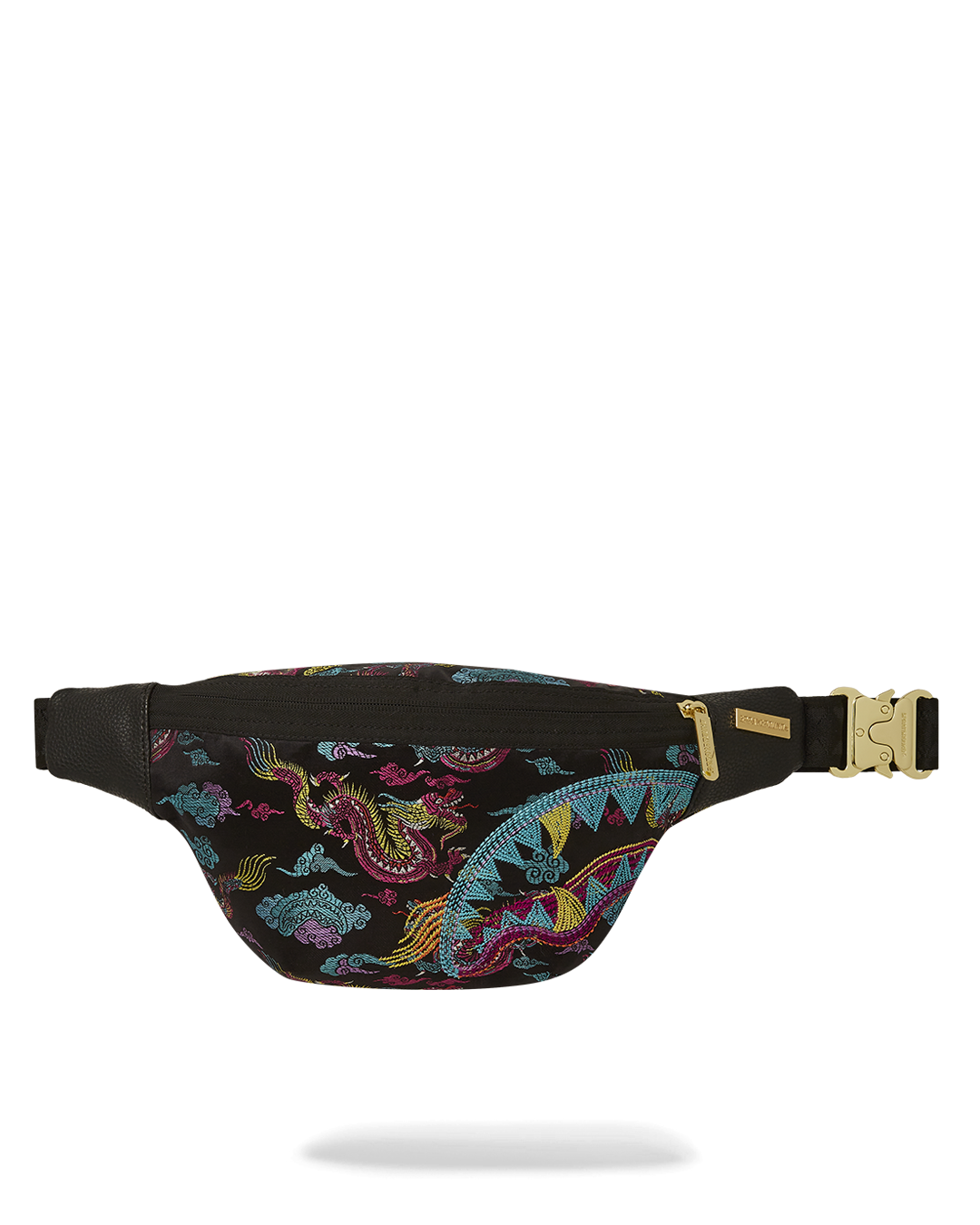 EMBROIDERED DRAGONS SAVVY CROSSBODY